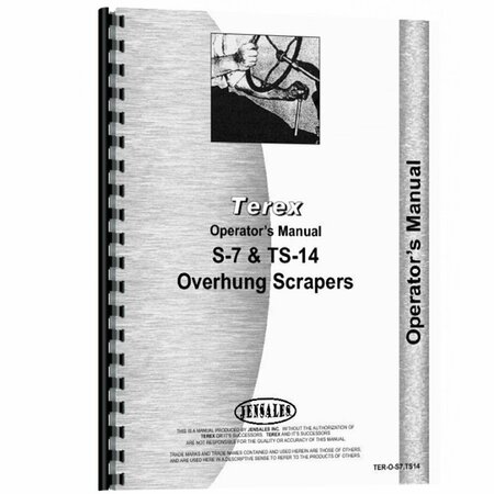 AFTERMARKET Operator Manual for Euclid S7 Scraper RAP81943